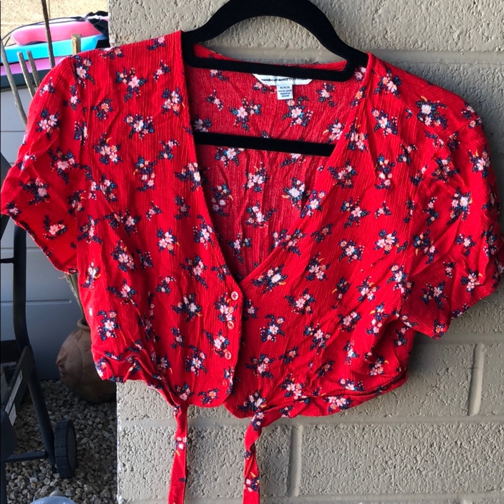 Flowy crop top